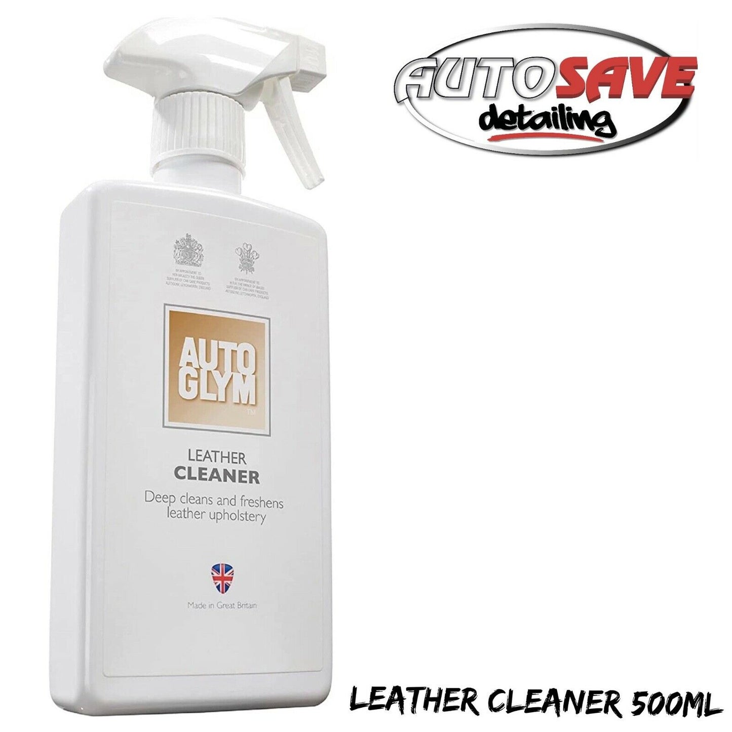Autoglym Leather Cleaner Car Care Valet Spray Interior Clean Upholstery 500ml