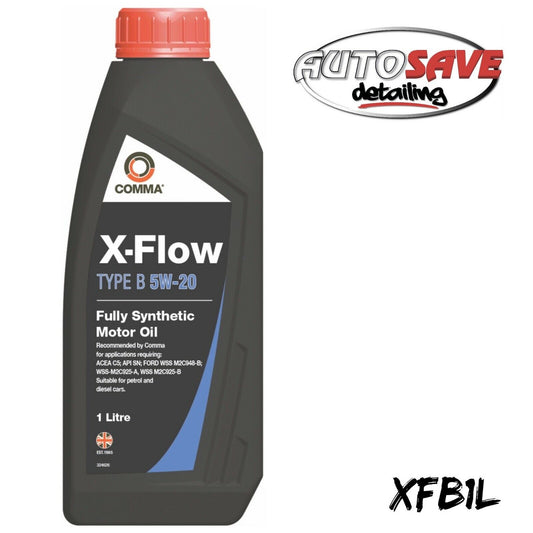 Comma X-Flow Type B 5w-20 5w20 Fully Synthetic Car Engine Oil - 1 Litre 1L