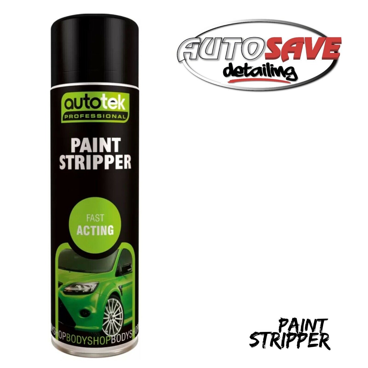 PAINT STRIPPER AUTOTEK AEROSOL PAINT REMOVER 500ML BODYSHOP CAR