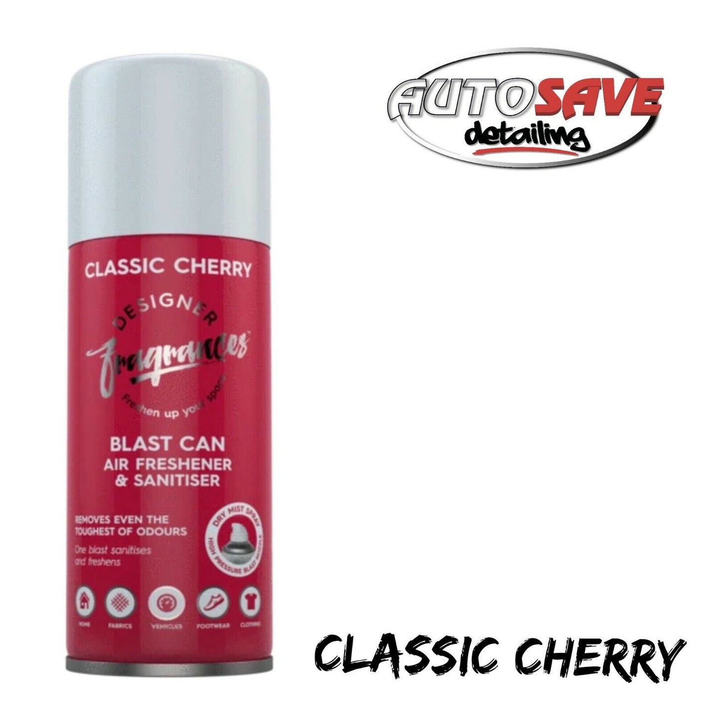 Blast Can Spray Air Freshener Designer Fragrances Car Home Cherry