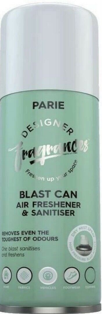 4 x Mixed Designer Fragrances Blast Spray Can Vehicle Car Home Air Freshener New