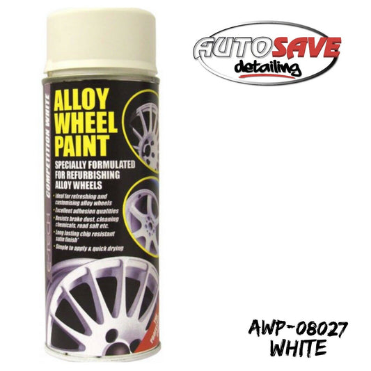 E-Tech Professional WHITE  Car Alloy Wheel Spray Paint
