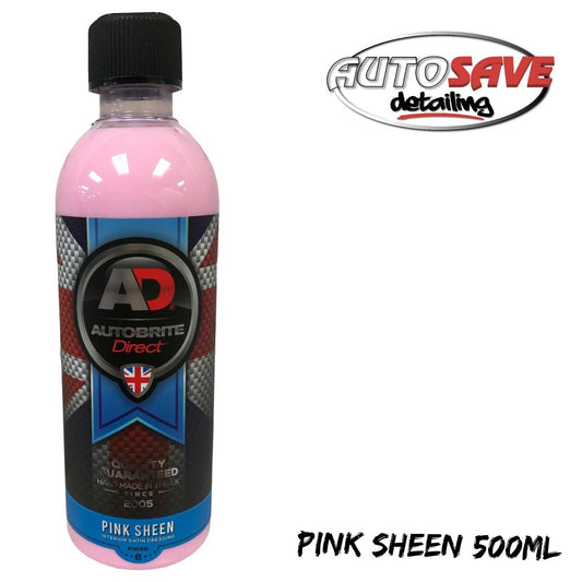 Autobrite Direct Pink Sheen Car Interior Satin Matte Dressing For Plastic & Trim