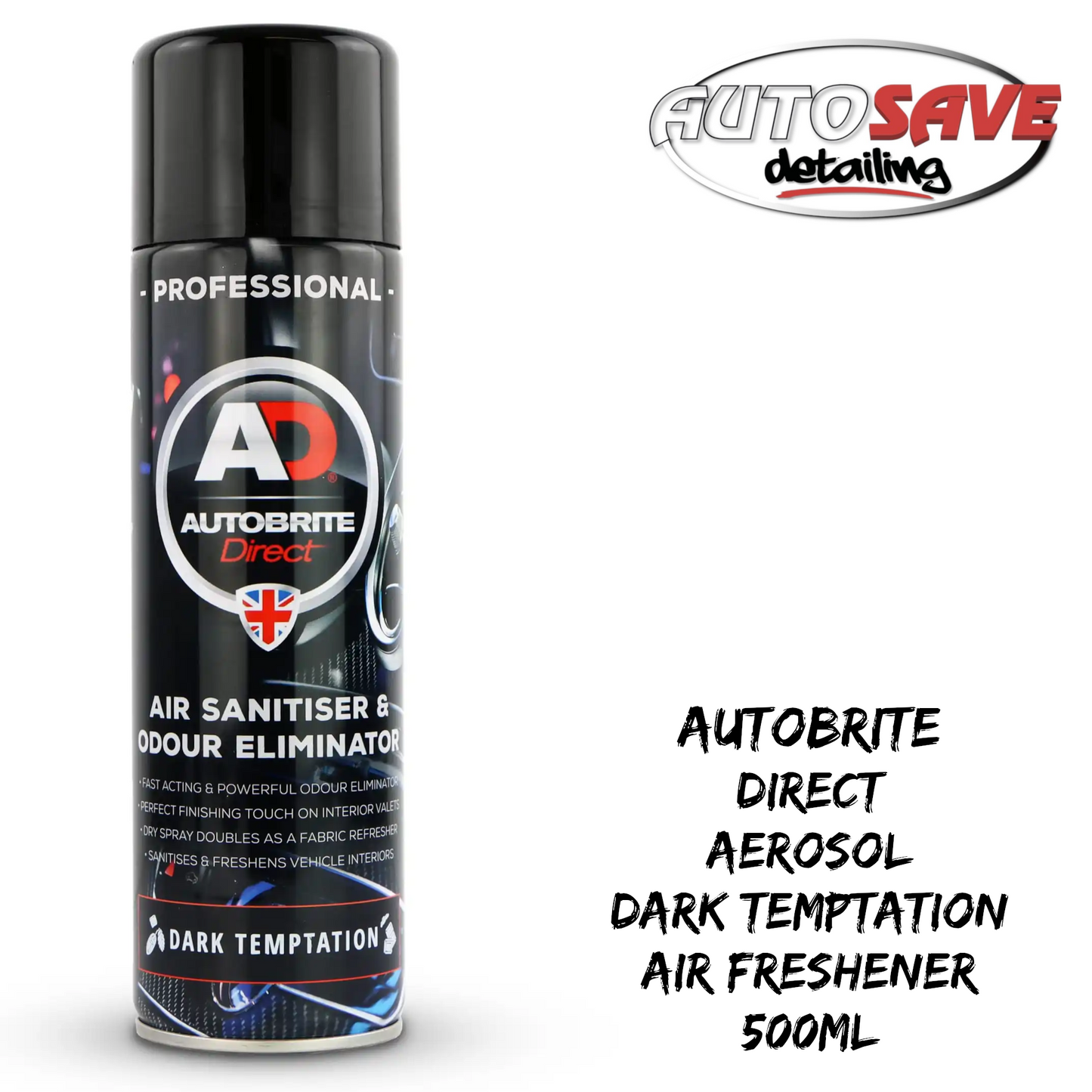 Autobrite Direct - Professional Aerosol Air Freshener x 1 Single Can Dark Temptation