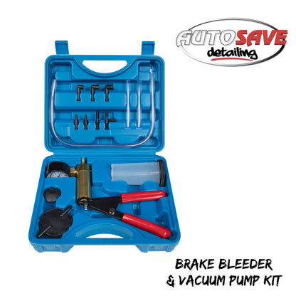 BRAKE BLEEDER AND VACUUM PUMP KIT