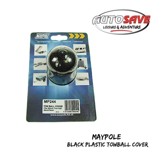 Black Plastic Towball Cover