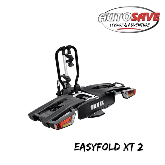 Thule 933300 EasyFold XT Tow Bar Mounted 2 / Two Bike Cycle Carrier (13 Pin)