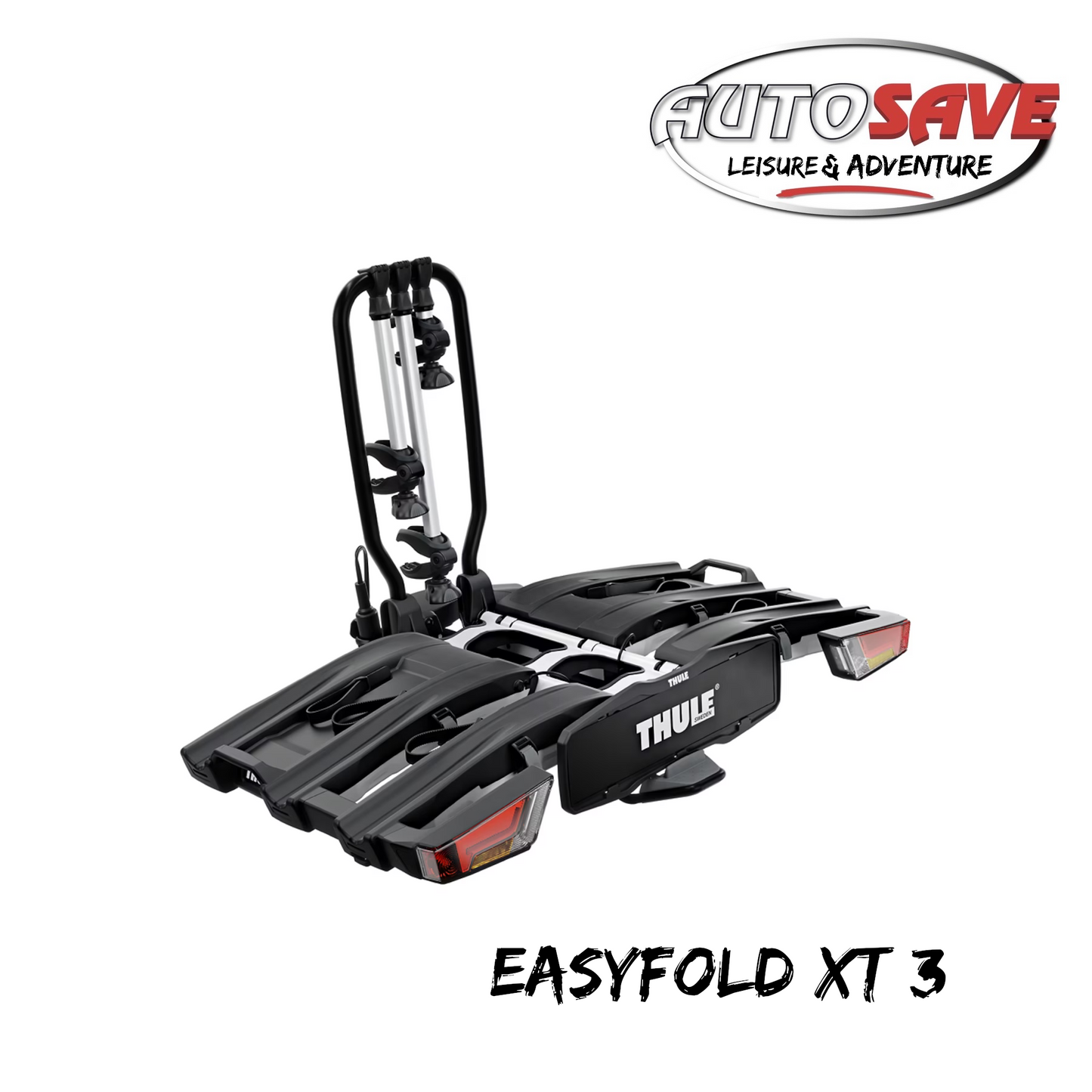 Thule 934300 EasyFold 3 Bike XT Cycle Carrier Rack Tow Bar Ball Mounted Foldable