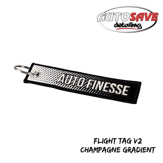 Auto Finesse - Gradient Flight Tag - Keyring - Champagne