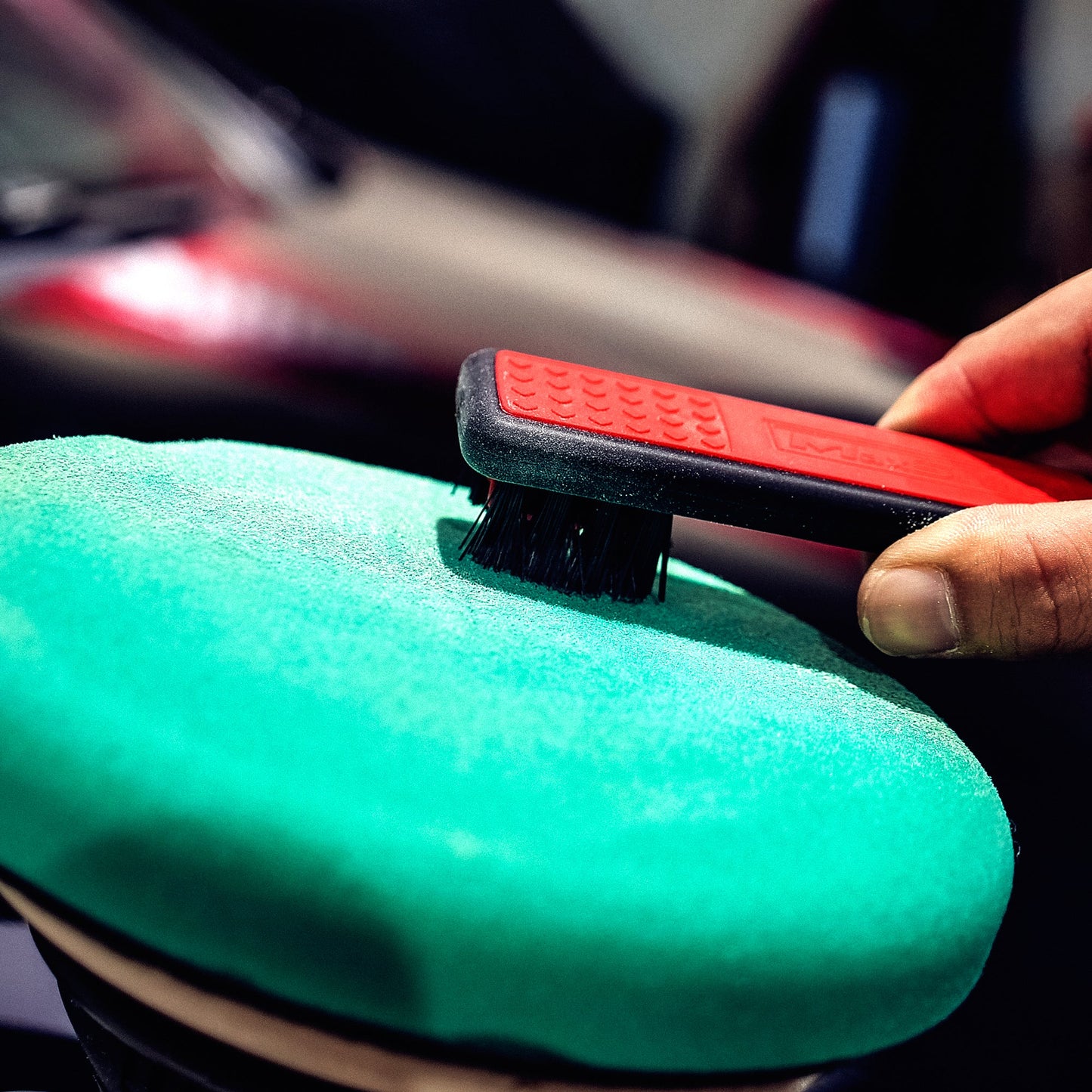 Foam Pad Cleaning Brush and Pad Removal Tool