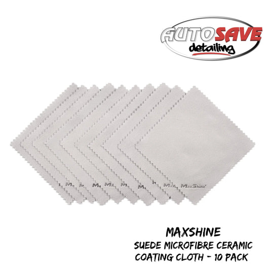Suede Microfibre Ceramic Coating Cloth - 10 Pack