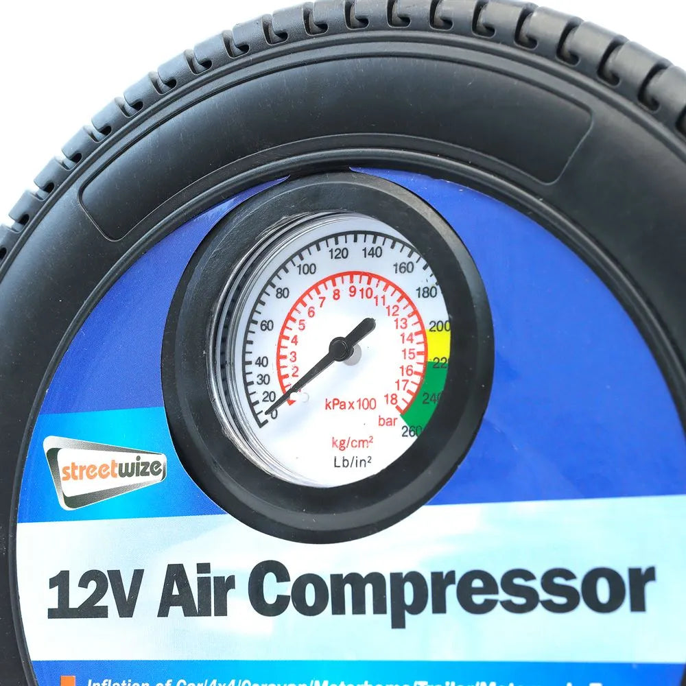 Streetwize tyre shape 250psi deals digital air compressor