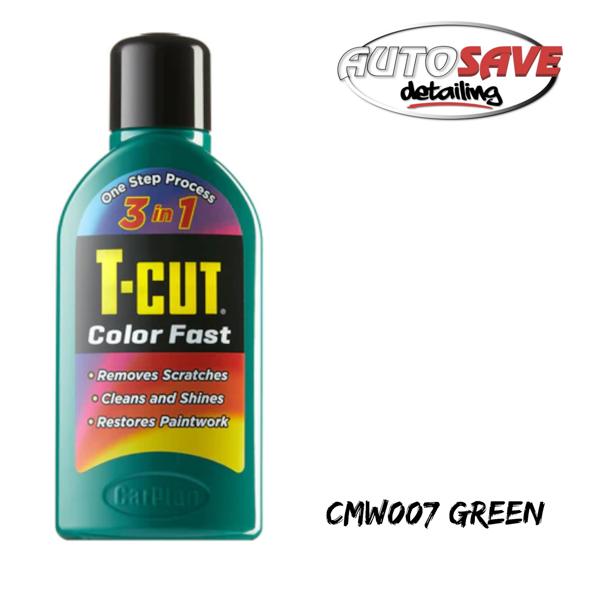 T Cut Colour Fast Car Paint Restorer Polish Wax + Scratch Remover