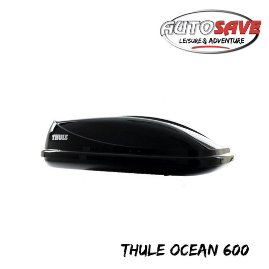 THULE Ocean 600 Car Roof Box in Gloss Black Finish 330 Litre Roofbox 692204