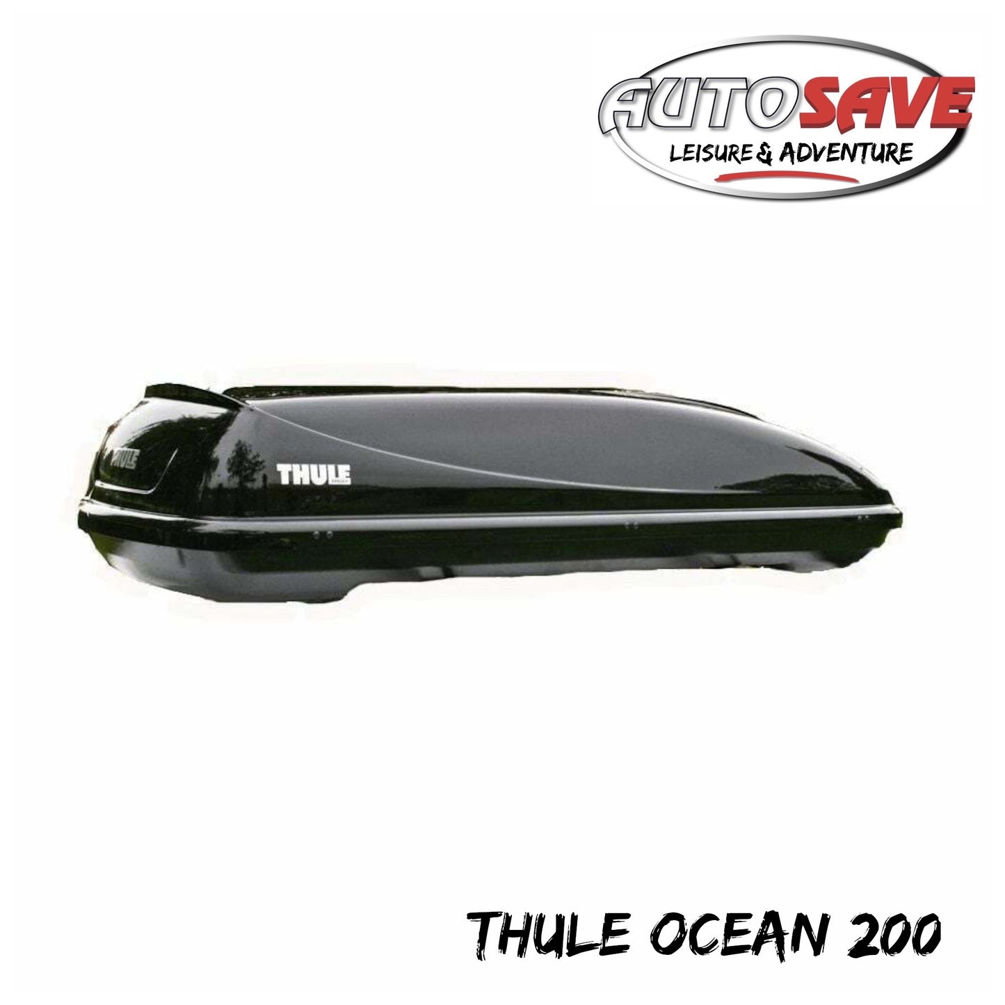 Thule Ocean 200 Car Roof Top Box 450 Litre Gloss Black 690202