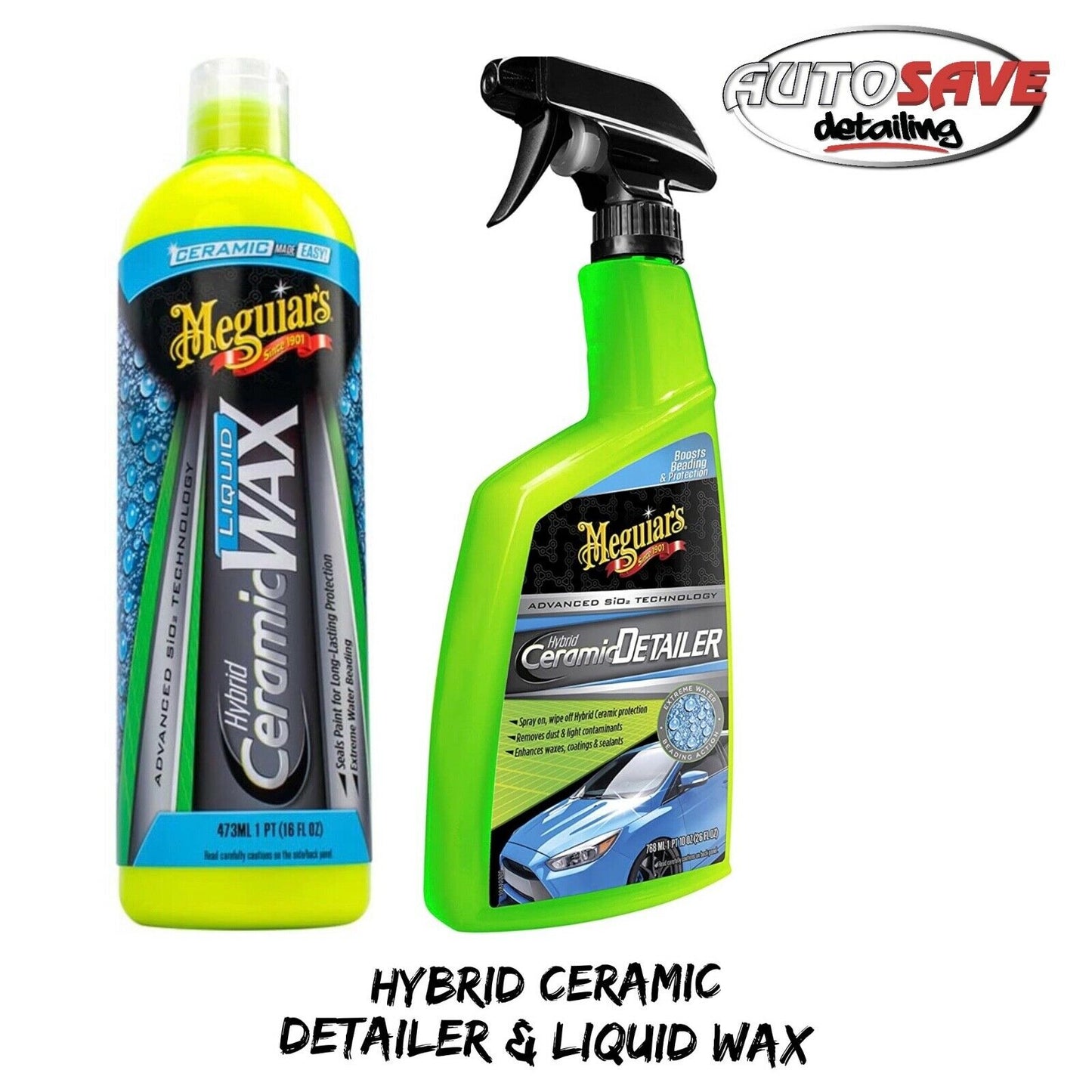 Meguiars Hybrid Ceramic Detailer + Hybrid Ceramic Wax BUNDLE DEAL