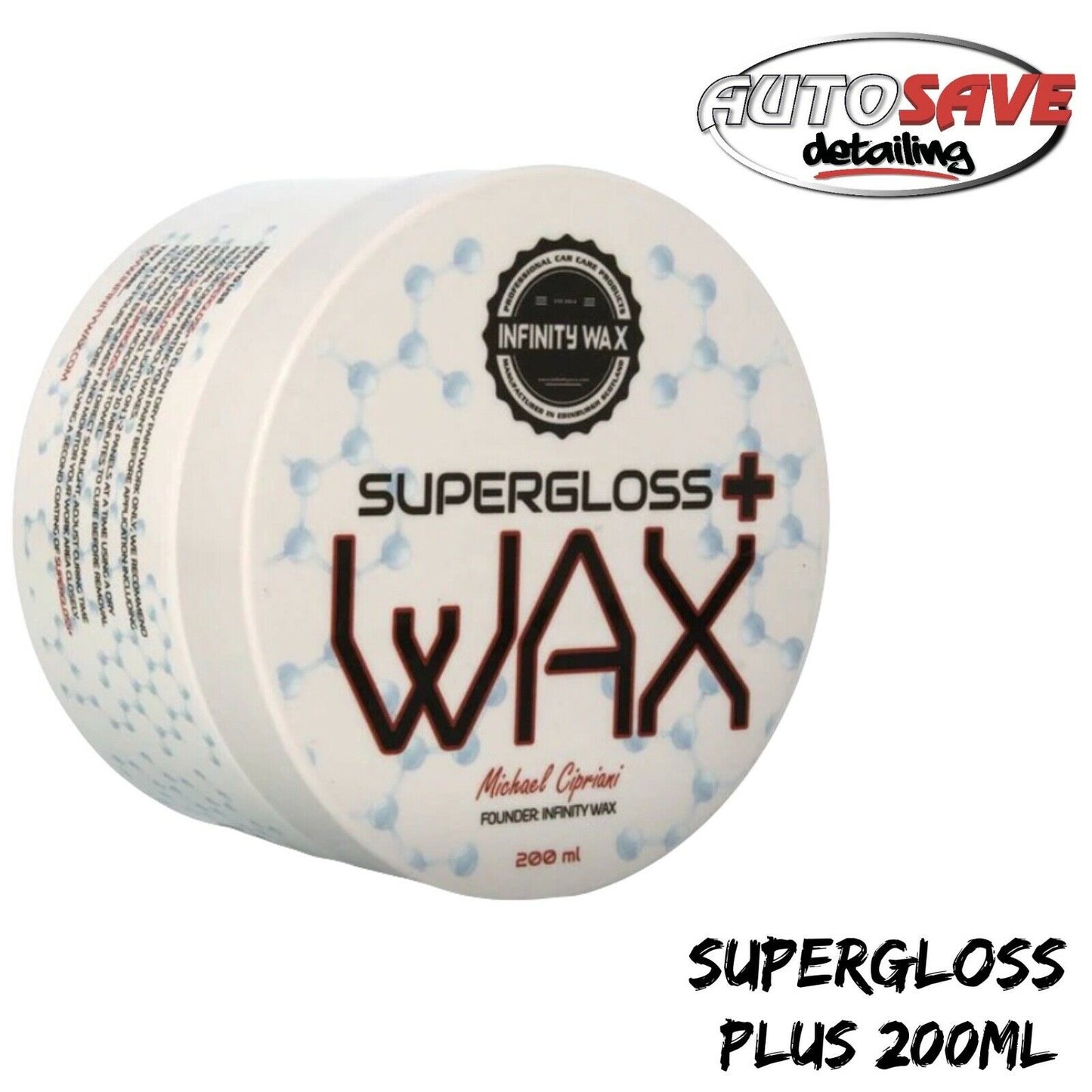 Infinity Wax Supergloss+ Wax