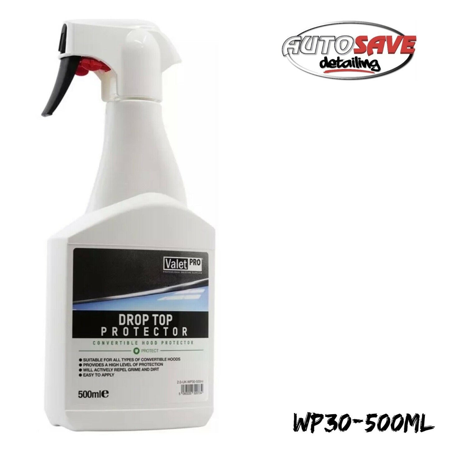 ValetPRO Drop Top Convertible Hood Protector Sealant 500ml