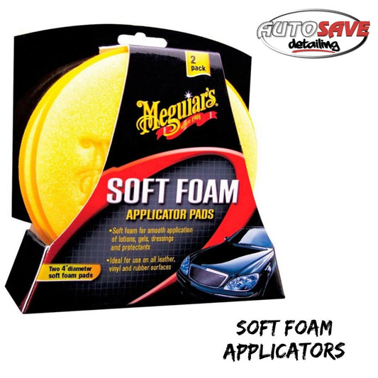 Meguiar's Soft Foam 4 Inch Applicator Pads (2 Pack) X3070