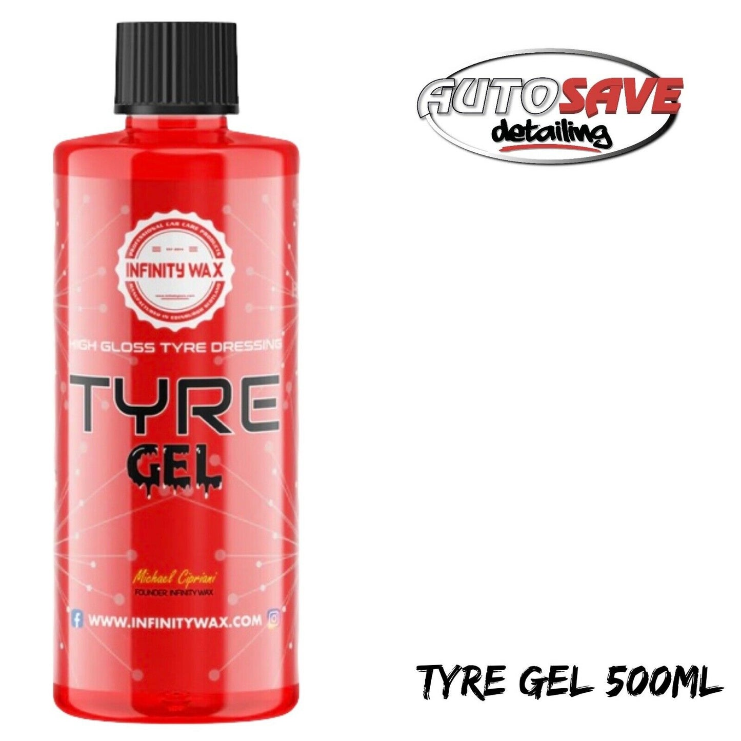 Infinity Wax Tyre Gel 500ml GLOSS