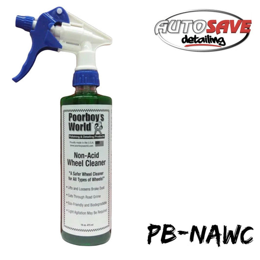 Poorboys Non-Acid Wheel Cleaner With Trigger Safe For All Types Of Wheels 473mL