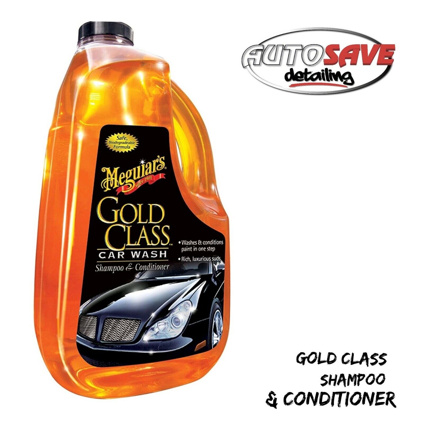 Meguiar's Gold Class Car Wash Shampoo & Conditioner, 1.89-L