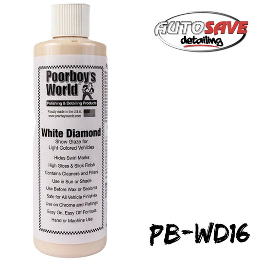 Poorboy's White Diamond Cleaner & Filler For Light Swirl Marks 473mL
