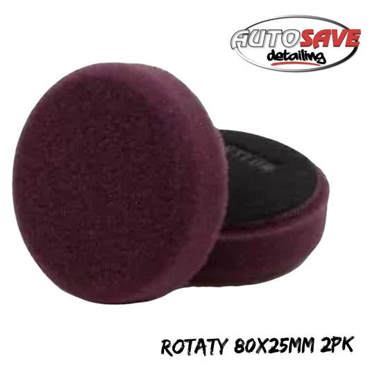 Gyeon Quartz Q²M Heavy Cut Machine Pads - Rotary 80x25mm  X 2