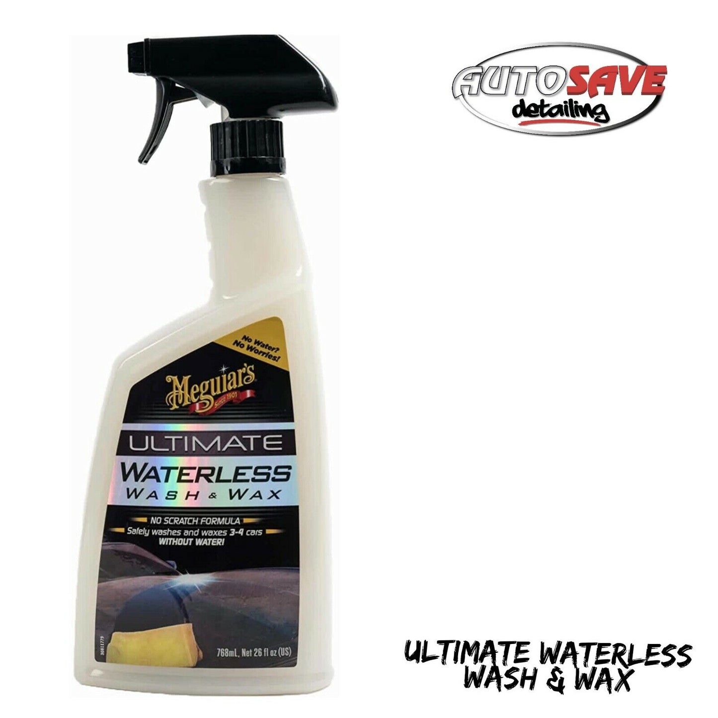 Meguiars Car Waterless Mist & Wipe Ultimate Wash & Wax Anywhere
