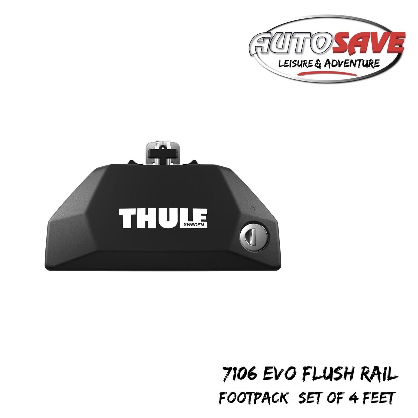 Thule 7106 Evo Flush Rail / Footpack (Set of 4 Feet) 710600