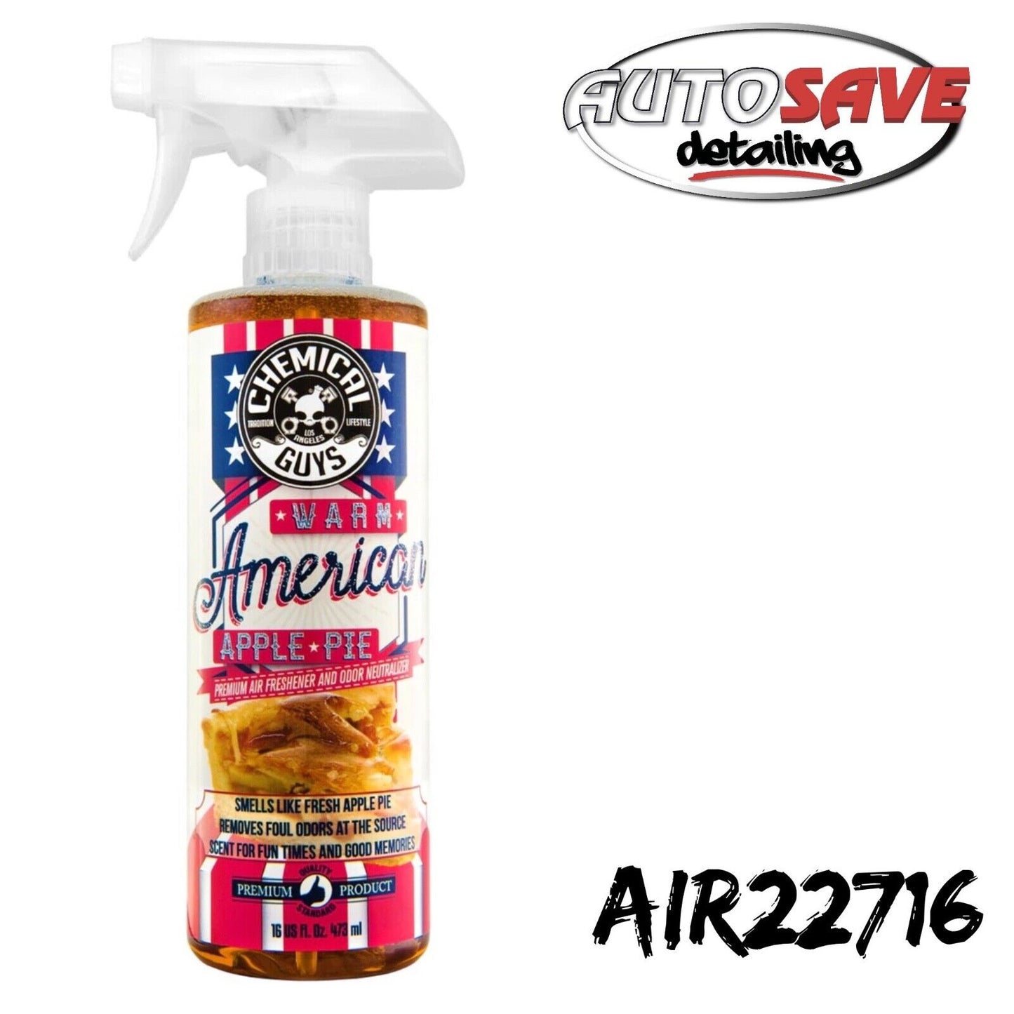 Chemical Guys Warm American Apple Pie Air Freshener 473ml