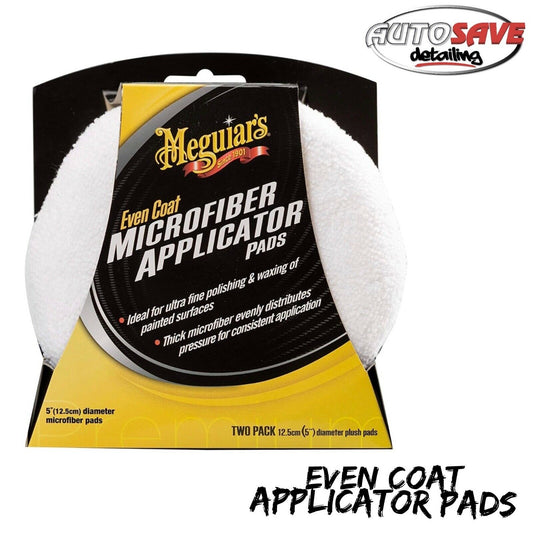 Meguiar's Even Coat Microfibre Applicator Pads X3080EU