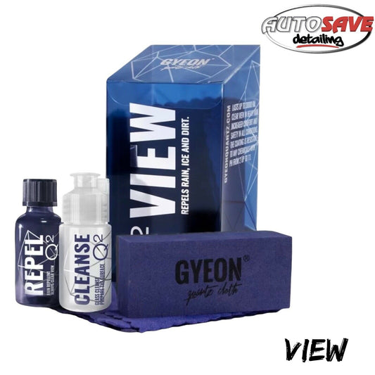 Gyeon Q2 View Quartz Coating. Durable & effective invisible windscreen.