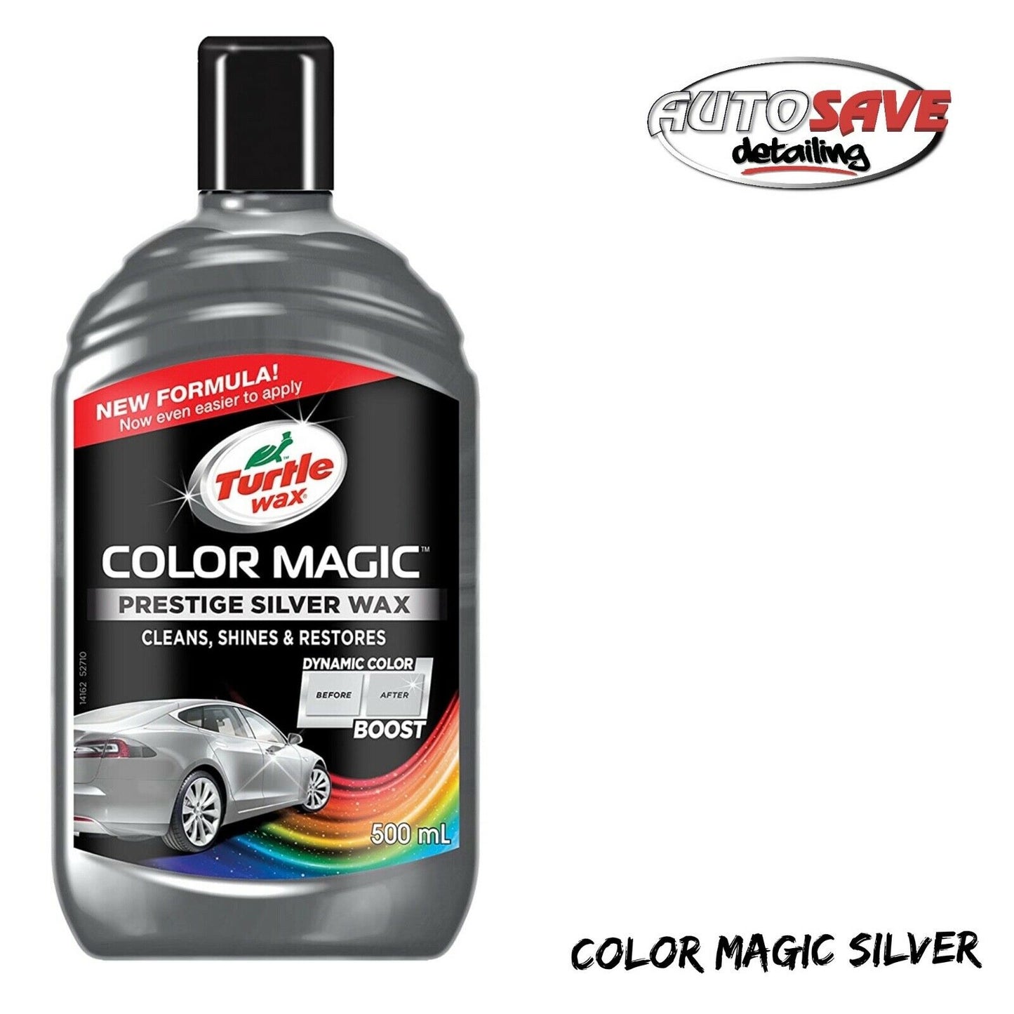 Turtle Wax Color Magic Silve Colour Car Paintwork Polish Restore Scratches 500ml