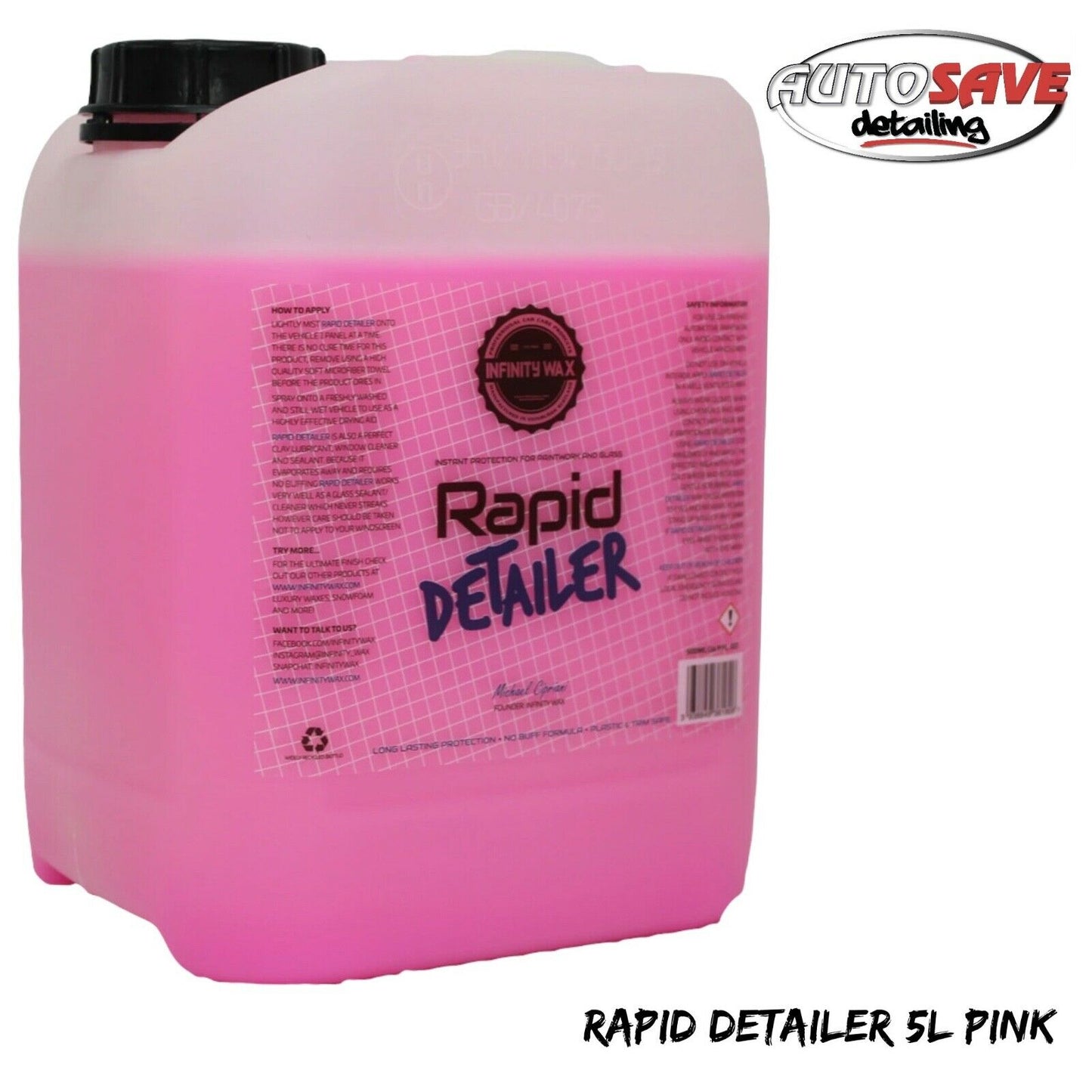 Infinity Wax Rapid Detailer Pink