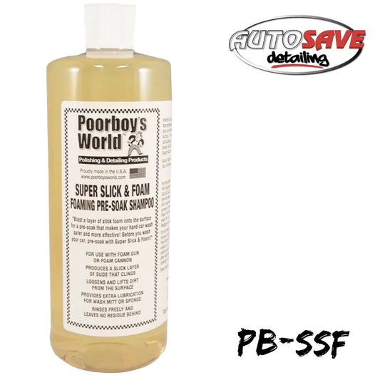 Poorboys Super Slick & Foam Pre-Soak Snow Foam Shampoo 32oz 946ml