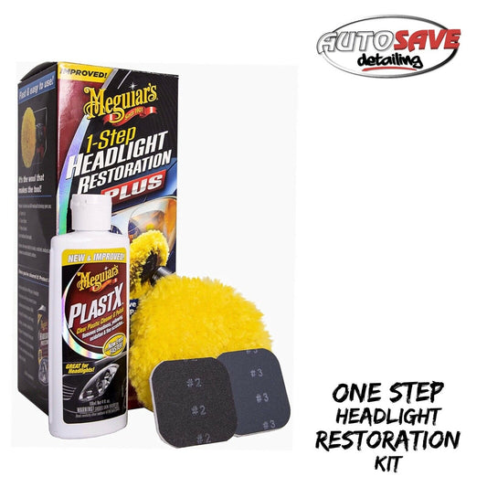 G1900EU One-Step Headlight Restoration Kit Headlights Rear Lights By Meguiars