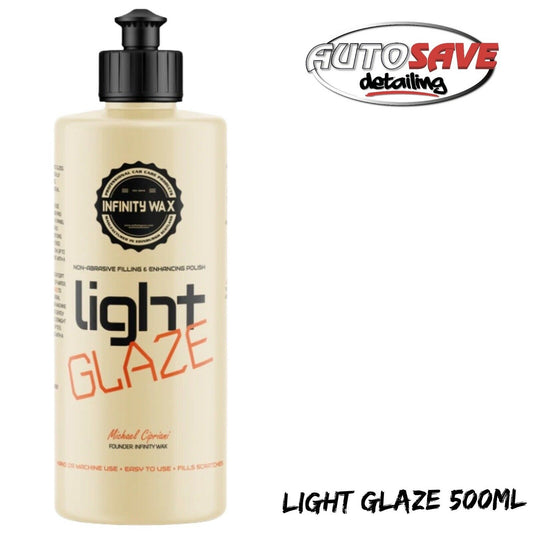 Infinity Wax Light Glaze 500ml - Cleans Paint & Hides Swirl Marks