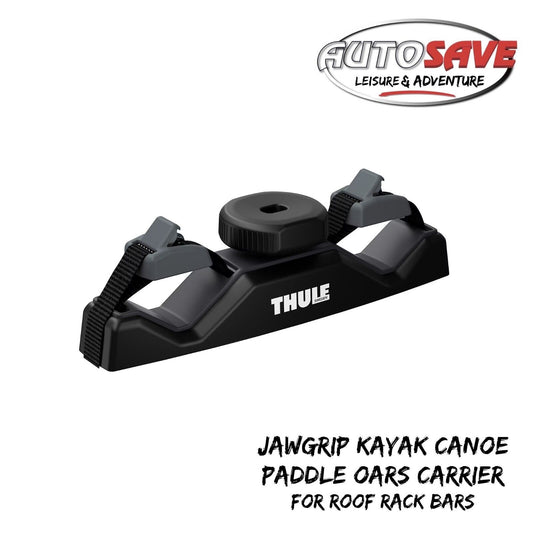 Thule JawGrip Kayak Canoe Paddle Oars Carrier for Roof Rack Bars 856000