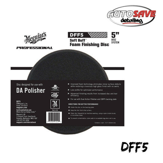 MEGUIARS DFF5 SOFT BUFF 5inch  FOAM FINISHING PAD  G220V2