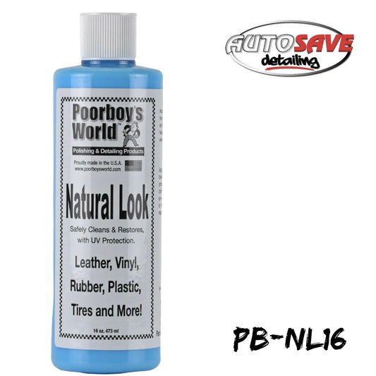 POORBOYS NATURAL LOOK 473ML - NATURAL LOOK INTERIOR VINYL AND PLASTIC DRESSING