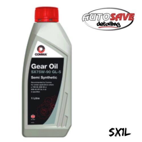 Comma - Gear Oil SX75W-90 GL-5 Semi Synthetic Also 75W-80 80W-90 85W-90 - 1L