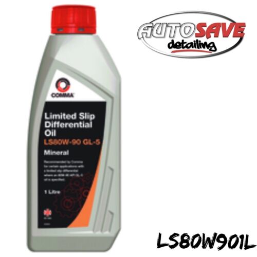 Comma Mineral Limited Slip Differential Gear Oil 80w90 API GL-5- LS80W901L