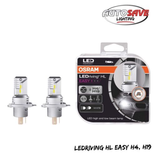 NEW Osram LED H4/H19 HL Easy LEDriving 12V 18.7W/19W P43t/PU43t-3 6000K White