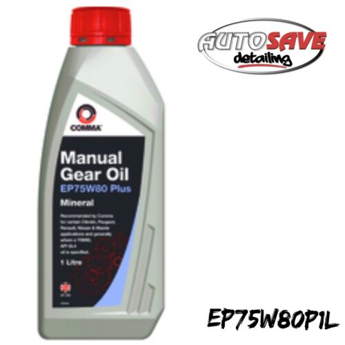 Comma - EP75W-80 Plus Mineral Gear Oil Rover Citroen Peugeot Renault - 1L