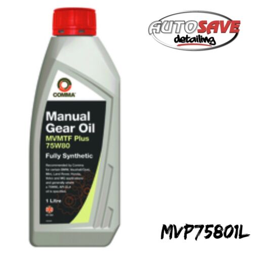 Comma - MVMTF Plus 75W-80 Fully Synthetic Manual Transmission Gear Oil Fluid 1L