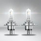 OSRAM H4 472 12V 60/55W Night Breaker Silver +100% Car Headlight Bulbs Twin Pack