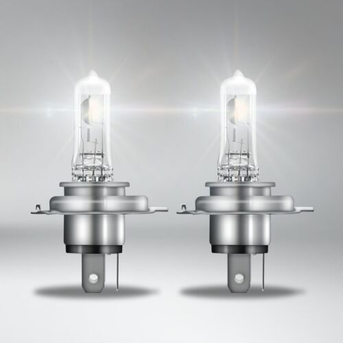 OSRAM H4 472 12V 60/55W Night Breaker Silver +100% Car Headlight Bulbs Twin Pack